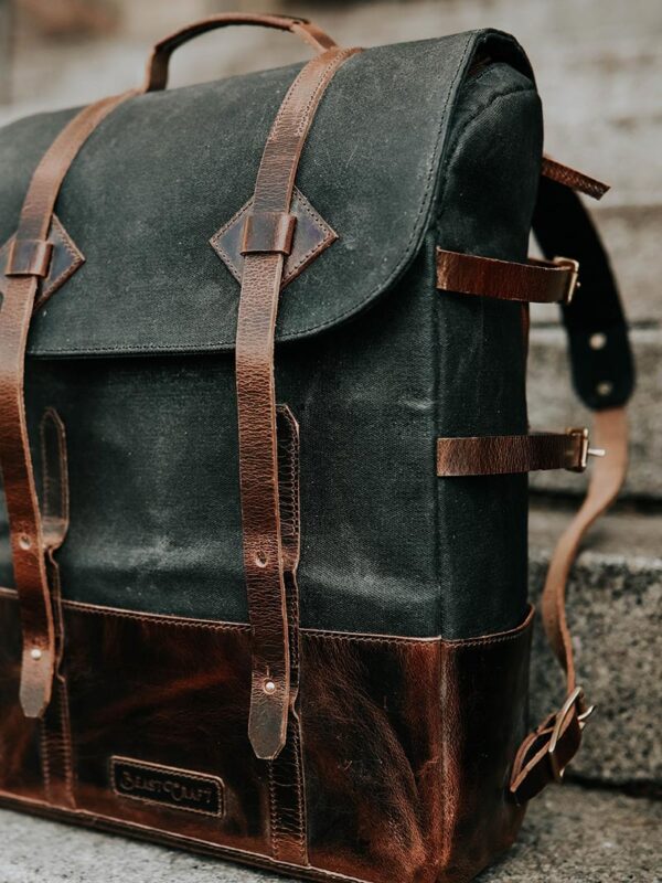 Strong Leather carry bag